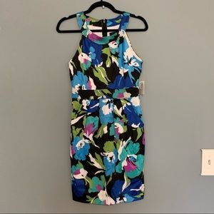 2/$22✨ B. Darlin floral high neck business casual dress